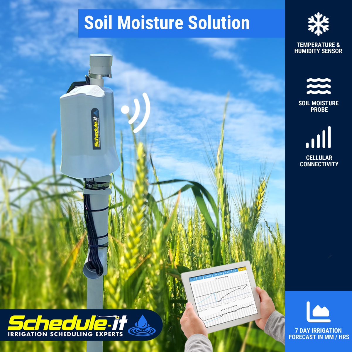 Schedule-it Soil Moisture Solution (broadacre or Horticulture)